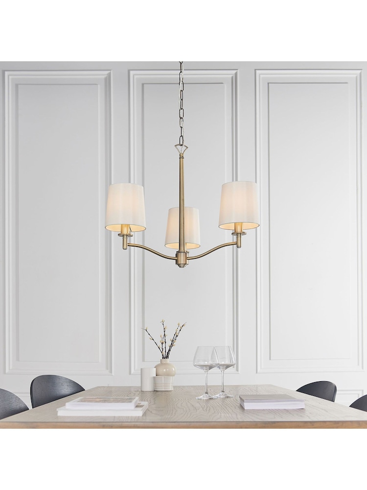 Gallery Home Gold Alma 3 Bulb Pendant - Image 1 of 8
