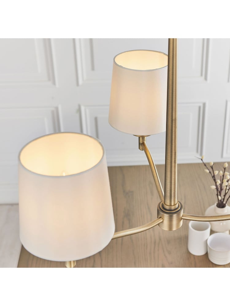 Gallery Home Gold Alma 3 Bulb Pendant - Image 2 of 8