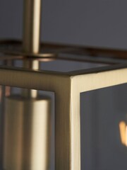 Gallery Home Antique Brass Hemp Ceiling Light Pendant - Image 5 of 8