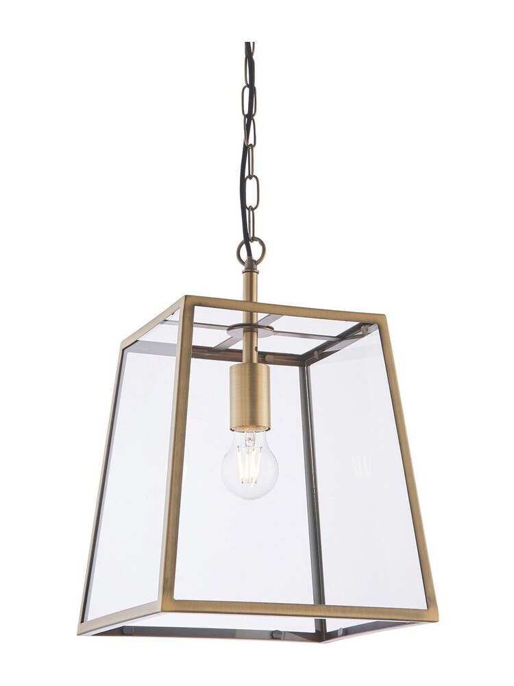 Gallery Home Antique Brass Hemp Ceiling Light Pendant - Image 8 of 8