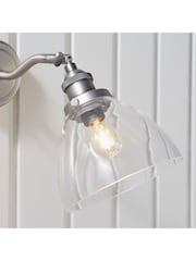 Gallery Home Brushed Silver Pierre Wall Light - Image 5 of 8