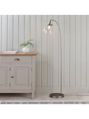 Gallery Home Brushed Silver Pierre Floor Lamp - Image 2 of 8