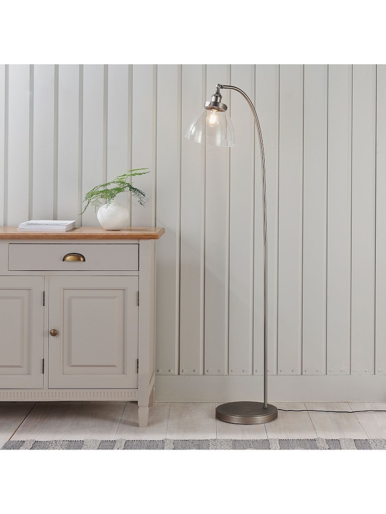 Gallery Home Brushed Silver Pierre Floor Lamp - Image 2 of 8