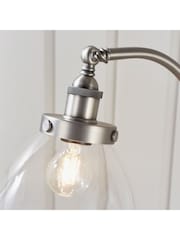 Gallery Home Brushed Silver Pierre Floor Lamp - Image 4 of 8