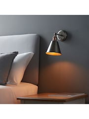 Gallery Home Silver Hamilton Wall Light - Image 1 of 9