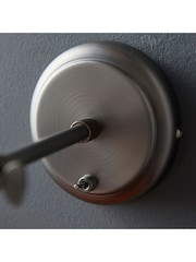 Gallery Home Silver Hamilton Wall Light - Image 2 of 9
