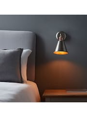 Gallery Home Silver Hamilton Wall Light - Image 5 of 9