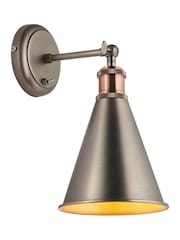 Gallery Home Silver Hamilton Wall Light - Image 7 of 9