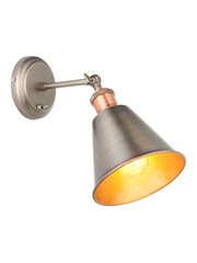Gallery Home Silver Hamilton Wall Light - Image 8 of 9