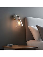 Gallery Home Hamilton Clear Shade Wall Light - Image 1 of 7