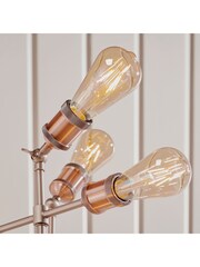 Gallery Home Copper Hamilton 12 Bulb Ceiling Light Pendant - Image 3 of 7