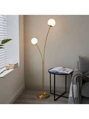 Gallery Home Gold Orlando Floor Lamp - Image 1 of 7