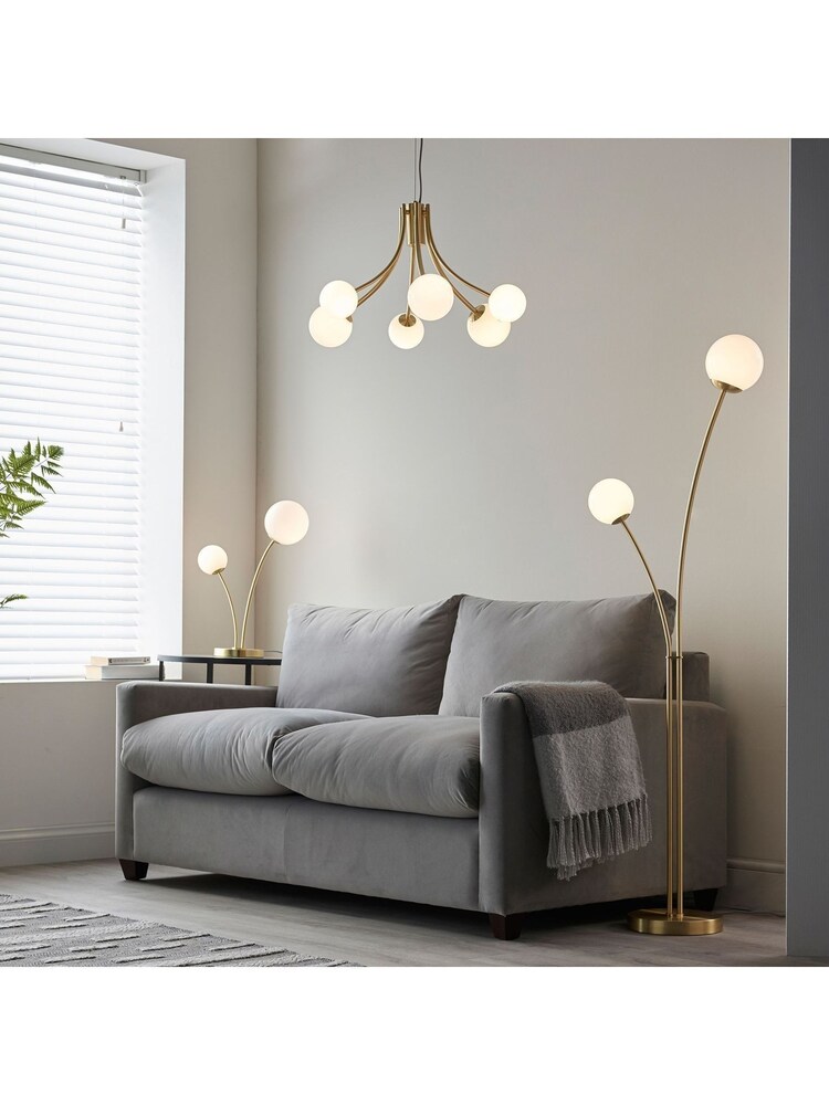 Gallery Home Gold Orlando Floor Lamp - Image 2 of 7 Gallery Home Gold Orlando Floor Lamp - Image 2 of 7