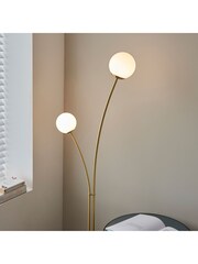 Gallery Home Gold Orlando Floor Lamp - Image 3 of 7