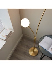 Gallery Home Gold Orlando Floor Lamp - Image 4 of 7