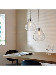Gallery Home Silver Ellen Ceiling Light Pendant - Image 2 of 3