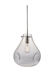 Gallery Home Silver Ellen Ceiling Light Pendant - Image 3 of 3