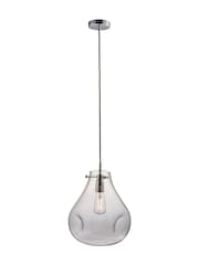 Gallery Home Silver Ellen Ceiling Light Pendant - Image 4 of 4