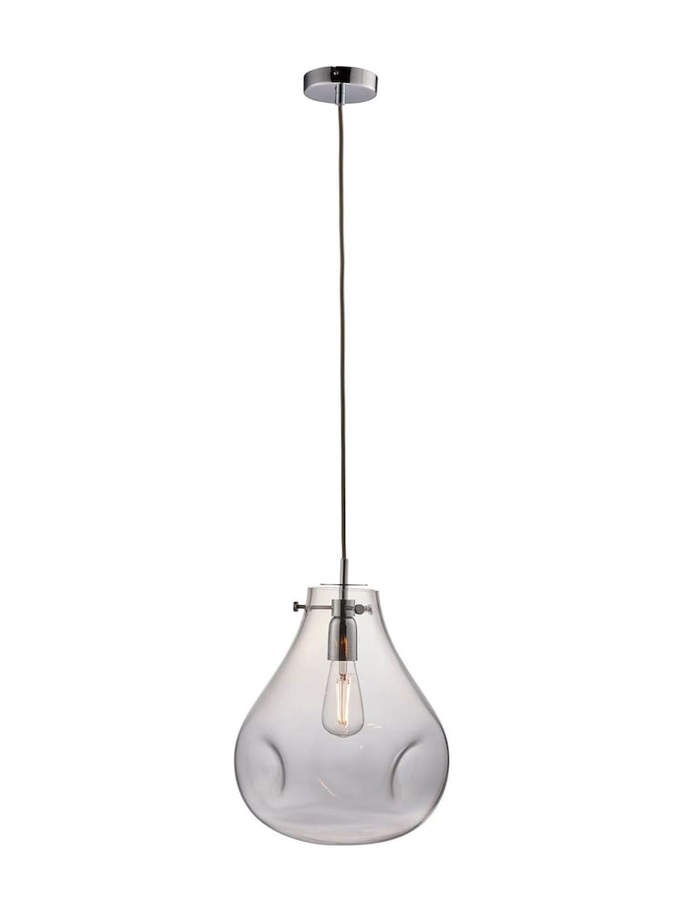 Gallery Home Silver Ellen Ceiling Light Pendant - Image 4 of 4