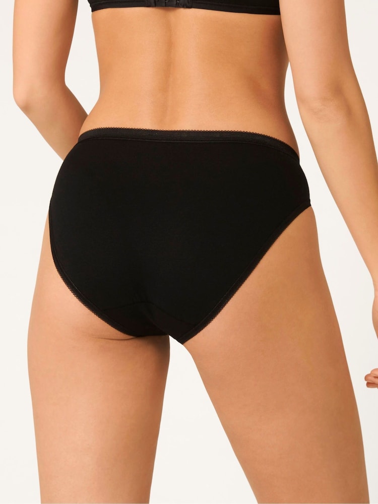Sloggi Basic+ Tai Black Briefs 3 Pack - Image 2 of 4
