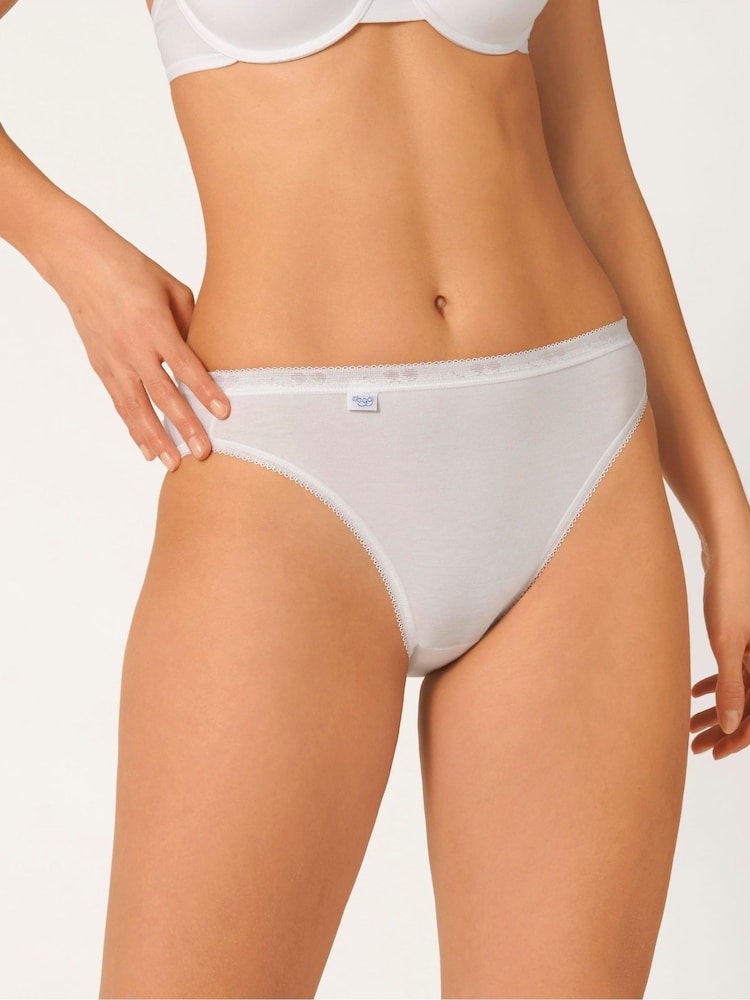 Blanco - Pack de 3 braguitas grandes Basic+ de Sloggi - Imagen 2 de 6
