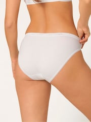 Blanco - Pack de 3 braguitas grandes Basic+ de Sloggi - Imagen 3 de 6