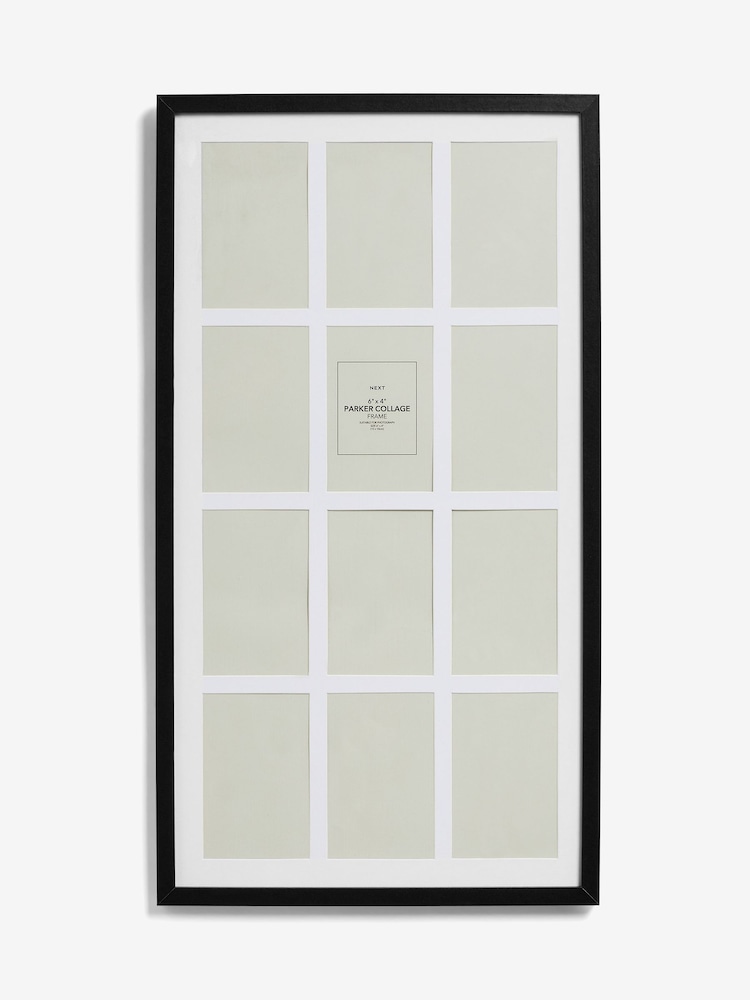 Black Parker 12 Aperture Collage Picture Frame - Image 2 of 4