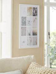 White Parker 12 Aperture Collage Picture Frame - Image 1 of 4