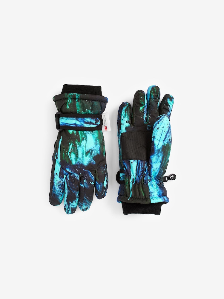 Blauer Print - Ski Gloves (3-16yrs) - Bild 1 von 4