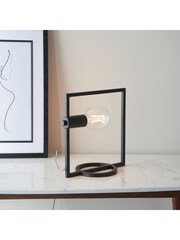Gallery Home Black Rectangle Table Lamp - Image 1 of 3