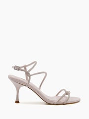 Dune London Blush Pink Majesty's Strappy Barely There Sandals - Image 1 of 4