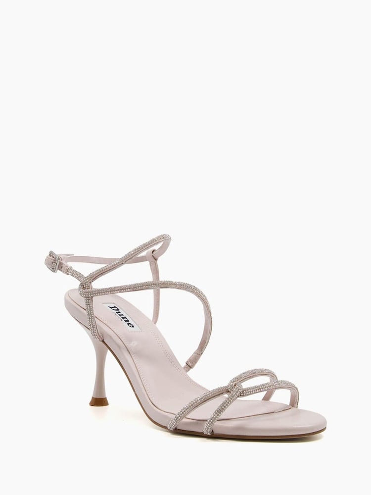 Dune London Blush Pink Majesty's Strappy Barely There Sandals - Image 2 of 4