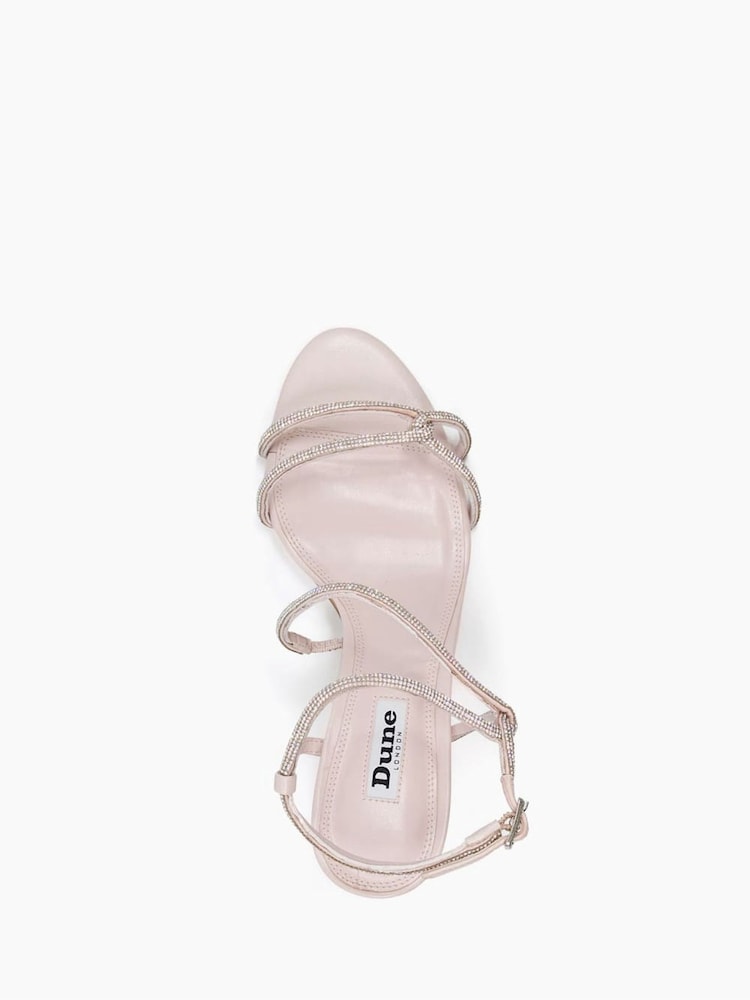 Dune London Blush Pink Majesty's Strappy Barely There Sandals - Image 4 of 4