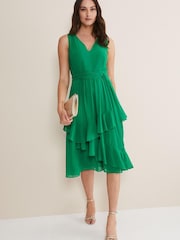 Phase Eight Green Breesha Dress - Image 1 of 7
