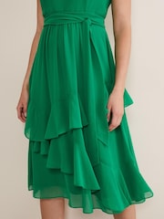 Phase Eight Green Breesha Dress - Image 6 of 7
