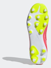 adidas Red/White Football X Crazyfast League Multi-Ground Kids Boots - Image 8 of 10