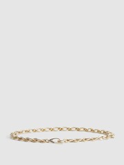 Reiss Gold Camilla Oval Chain Belt - Image 2 of 8