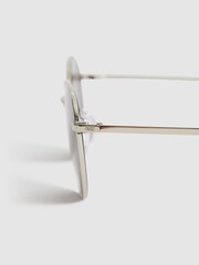 PAIGE Round Metal Frame Sunglasses - Image 5 of 6