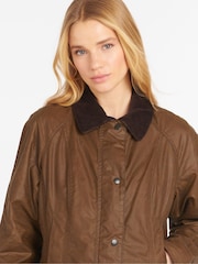 Barbour® Light Brown Beadnell Classic Wax Jacket - Image 6 of 7