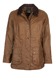 Barbour® Light Brown Beadnell Classic Wax Jacket - Image 7 of 7