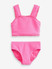 Pink Ruched Strap Bikini (3-16yrs) - Image 4 of 6