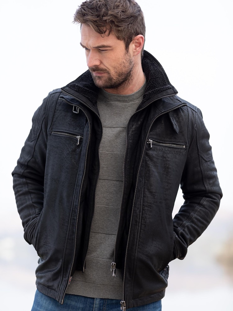 Lakeland Leather Black Derwent Leather Jacket - Image 1 of 6