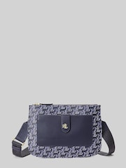 Lauren Ralph Lauren Jamey Monogram Logo Coated Canvas Cross-Body Bag - Image 1 of 8