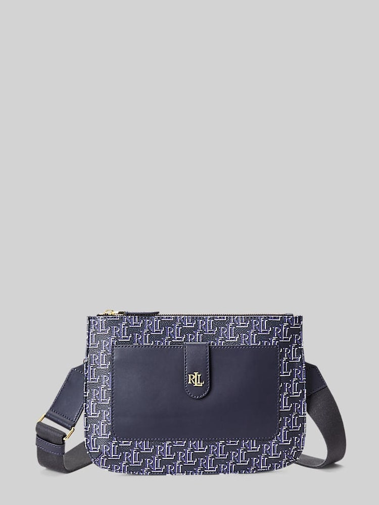 Lauren Ralph Lauren Jamey Monogram Logo Coated Canvas Cross-Body Bag - Image 1 of 8
