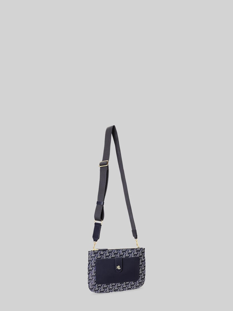 Lauren Ralph Lauren Jamey Monogram Logo Coated Canvas Cross-Body Bag - Image 4 of 8