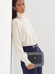 Lauren Ralph Lauren Jamey Monogram Logo Coated Canvas Cross-Body Bag - Image 8 of 8