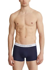 Polo Ralph Lauren Navy/Navy Pony Print Stretch Cotton Boxers 3 Pack - Image 3 of 6