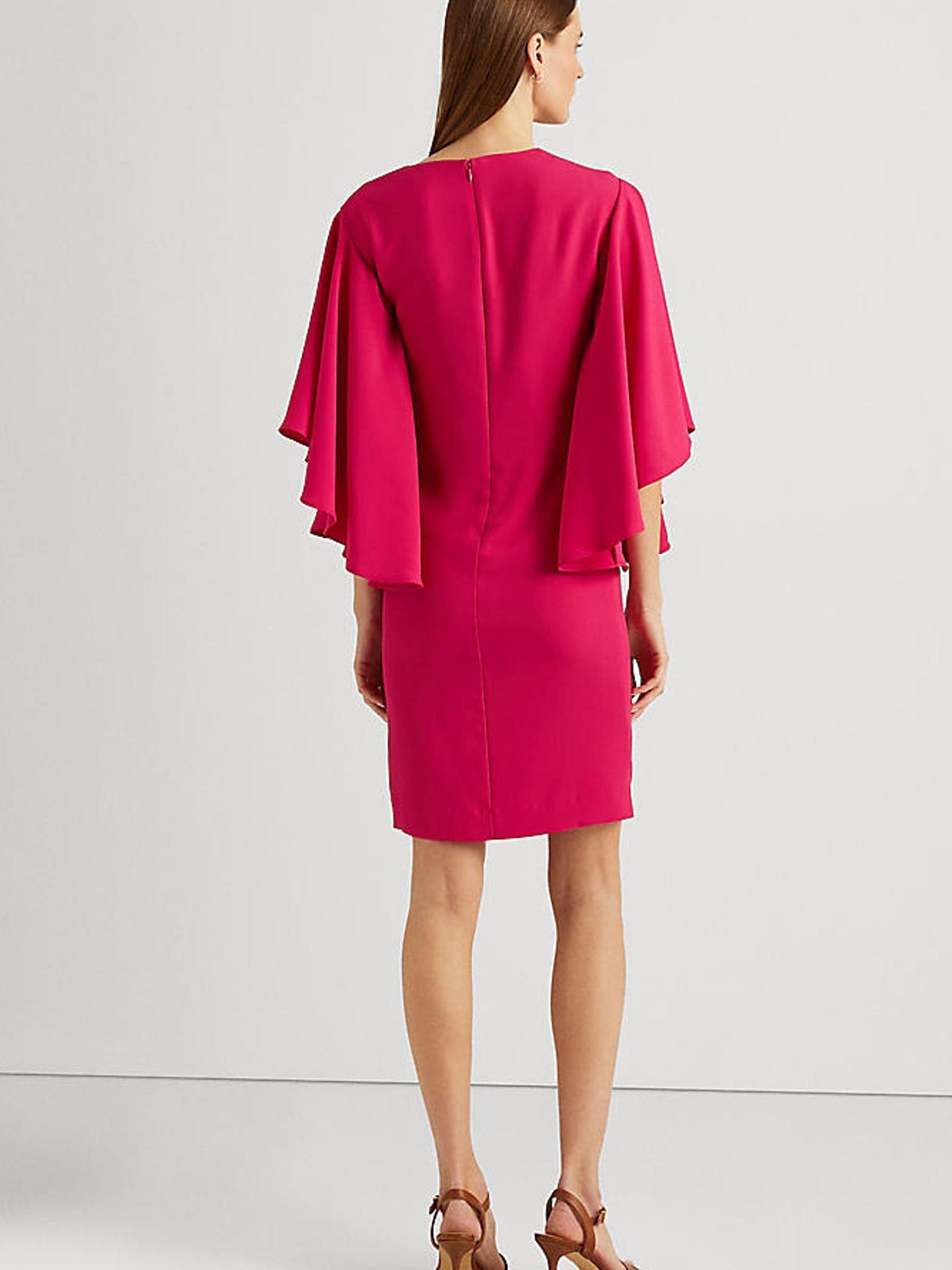 Buy Lauren Ralph Lauren Ruffle Sleeve Yaira Cocktail Dress from Next  Luxembourg