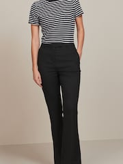 Black Tailored Bootcut Trousers - Image 2 of 5