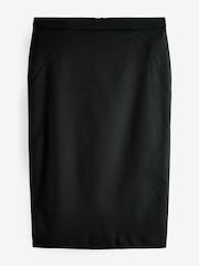 Black Tailored Midi Pencil Skirt - Image 5 of 5